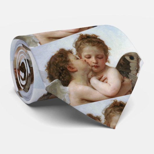 Bouguereau , “ First kiss ” Stropdas (Opgerold)