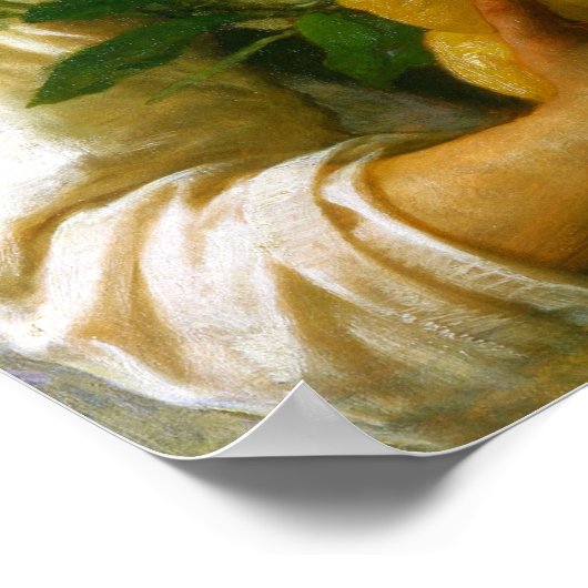 Bouguereau - Girl Holding Lemons Poster (Hoek)