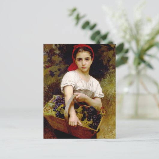 Bouguereau Harvester Briefkaart (Staand voorkant)
