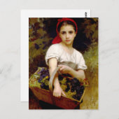 Bouguereau Harvester Briefkaart (Voorkant / Achterkant)