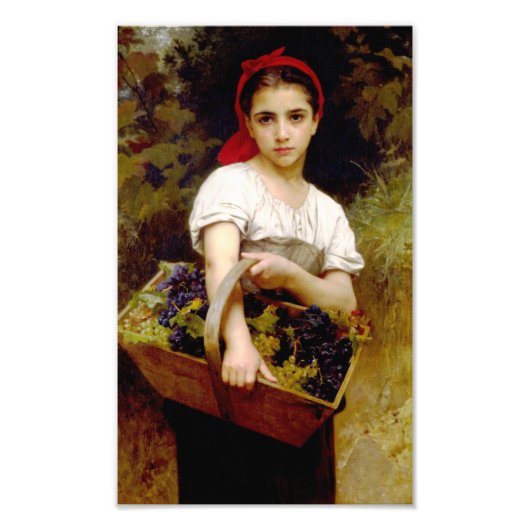 Bouguereau Harvester Print Foto Afdruk (Voorkant)