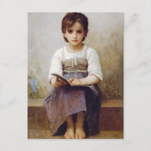 Bouguereau het Briefkaart van de harde lesson