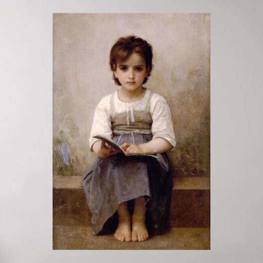 Bouguereau - het harde Poster van de Lesson (Voorkant)
