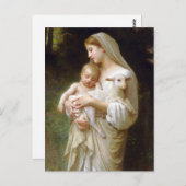 Bouguereau Innocence Briefkaart (Voorkant / Achterkant)