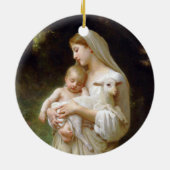 Bouguereau Innocence Ornament (Achterkant)