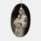 Bouguereau Innocence Oval Ornament (Rechts)