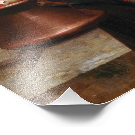 Bouguereau Italiaans gierige waterafdruk Foto Afdruk (Hoek)