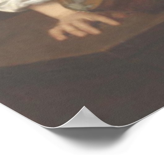 Bouguereau - Italien à la Mandoline Poster (Hoek)