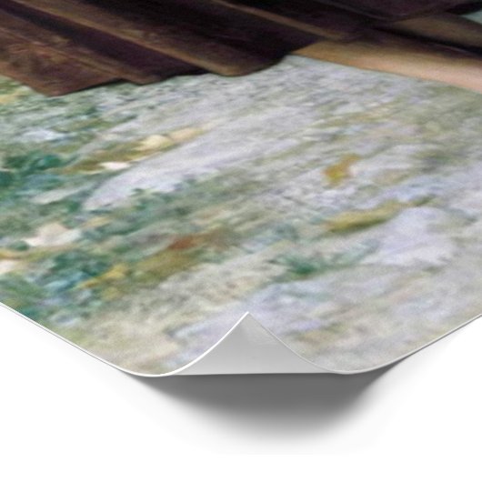 Bouguereau - Jeune Bergere Debout Poster (Hoek)