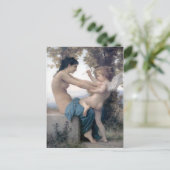 Bouguereau - Jeune Fille se Defence contre Eros Briefkaart (Staand voorkant)