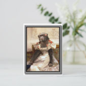 Bouguereau Jurk de Chimp Cambaceres Briefkaart (Staand voorkant)