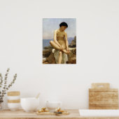 Bouguereau - La Baigneuse Poster (Keuken)