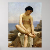 Bouguereau - La Baigneuse Poster (Voorkant)