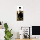 Bouguereau - La Jeune Bergere Poster (Thuiskantoor)