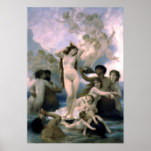 Bouguereau - La Naissance de Venus Poster