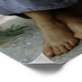 Bouguereau - La Tricoteuse Poster (Hoek)