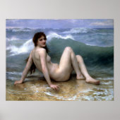 Bouguereau - La Vague Poster (Voorkant)