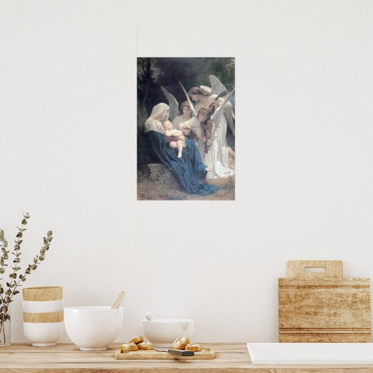 Bouguereau - La Vierge aux Anges Poster (Keuken)