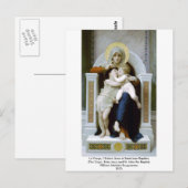 Bouguereau - La Vierge, L'Enfant Jésus et Saint Je Briefkaart (Voorkant / Achterkant)