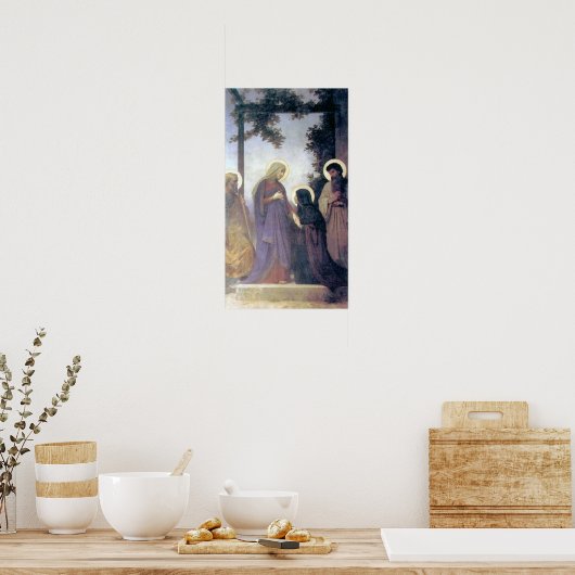 Bouguereau - La Visitation Poster (Keuken)