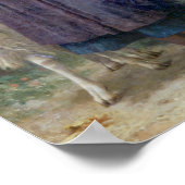 Bouguereau - L'Agneau Nouveau-ne Poster (Hoek)