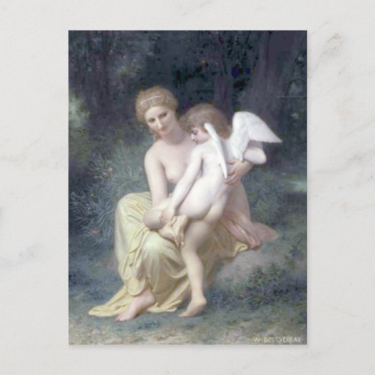 Bouguereau - L'Amour Blessé Briefkaart (Voorkant)