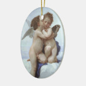 Bouguereau - L'Amour et Psyché, Enfants Keramisch Ornament (Links)