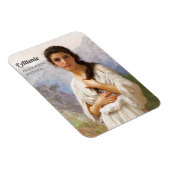 Bouguereau L'Attente 1901 Levendige jonge vrouw Magneet (Rechterzijde)