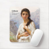 Bouguereau L'Attente 1901 Levendige jonge vrouw Muismat (Met muis)