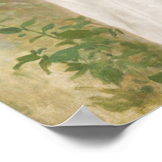 Bouguereau L'Attente 1901 Mooie vrouw CC1206 Poster (Hoek)