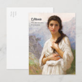 Bouguereau L'Attente 1901 Mooie vrouw CC1207 Briefkaart (Voorkant / Achterkant)