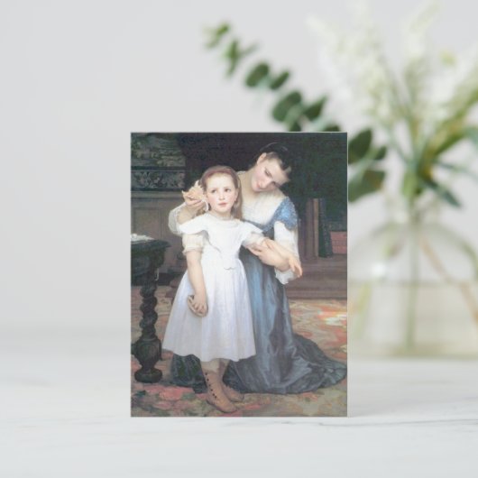 Bouguereau - Le Coquillage Briefkaart (Staand voorkant)