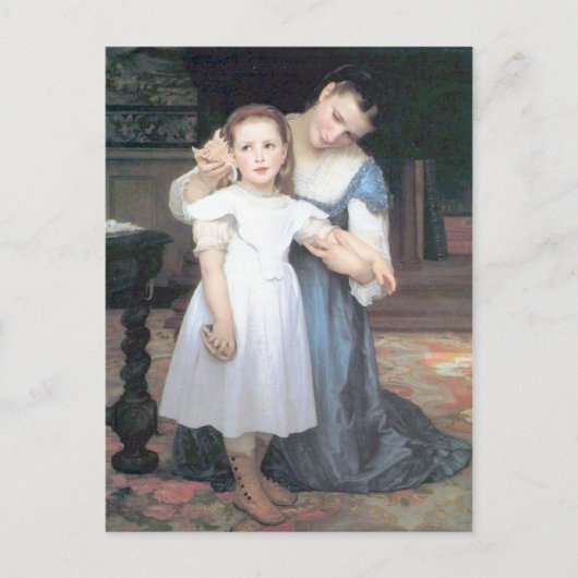 Bouguereau - Le Coquillage Briefkaart (Voorkant)