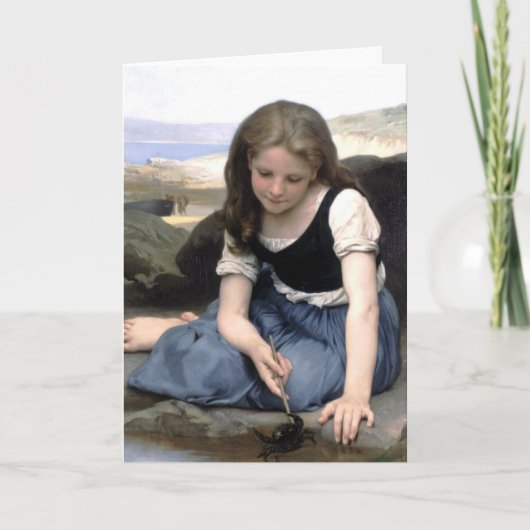Bouguereau - Le Crabe Kaart (Voorkant)