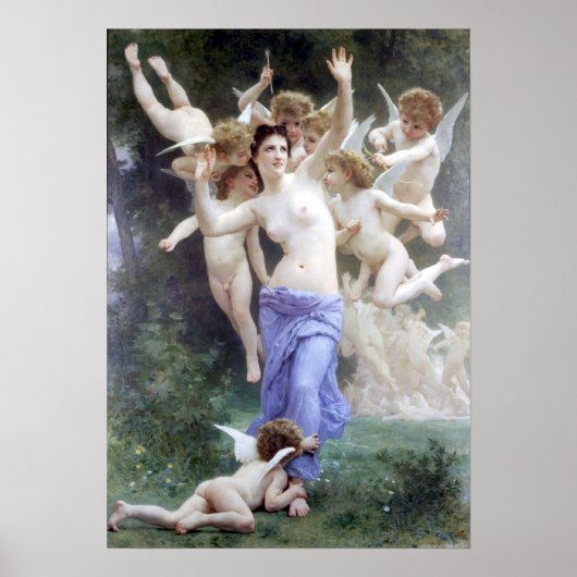 Bouguereau - Le Guepie Poster (Voorkant)