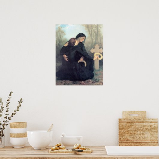Bouguereau - Le Jour des Morts Poster (Keuken)