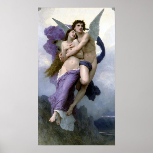 Bouguereau - Le Ravissement de Psyche Poster (Voorkant)