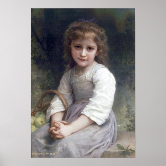 Bouguereau - Les Pommes Poster (Voorkant)