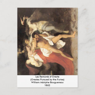 Bouguereau - Les Remords d'Oreste Briefkaart