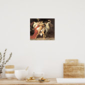 Bouguereau - Les Remords d'Oreste Poster (Keuken)