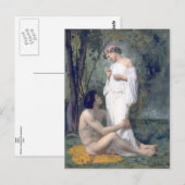 Bouguereau-L'Idylle Briefkaart (Voorkant / Achterkant)