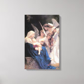 Bouguereau - Lied van de Engelen Canvas Afdruk (Voorkant)