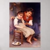 Bouguereau - Little Sulky 1888 Poster (Voorkant)