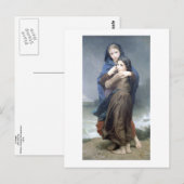 Bouguereau - L'Orage Briefkaart (Voorkant / Achterkant)