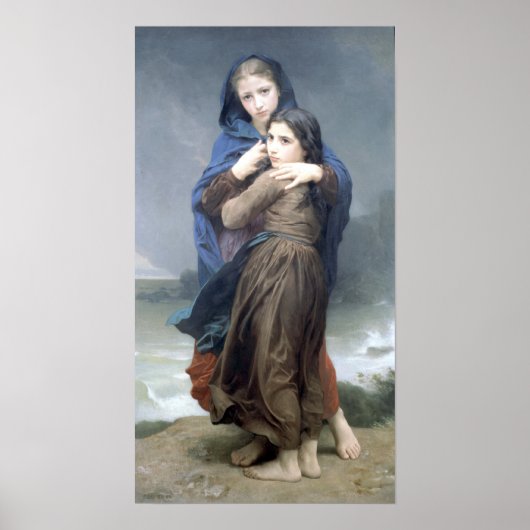 Bouguereau - L'Orage Poster (Voorkant)