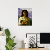 Bouguereau - Meisje met citroenen Poster (Thuiskantoor)