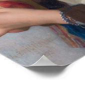 Bouguereau - meisje met een Pomegranaat Poster (Hoek)