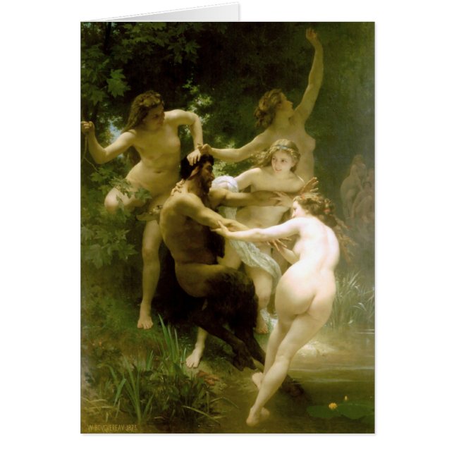 Bouguereau - Nymphes et Satyre (Voorkant)