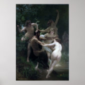 Bouguereau - Nymphs and Satyr , 1873 Poster (Voorkant)