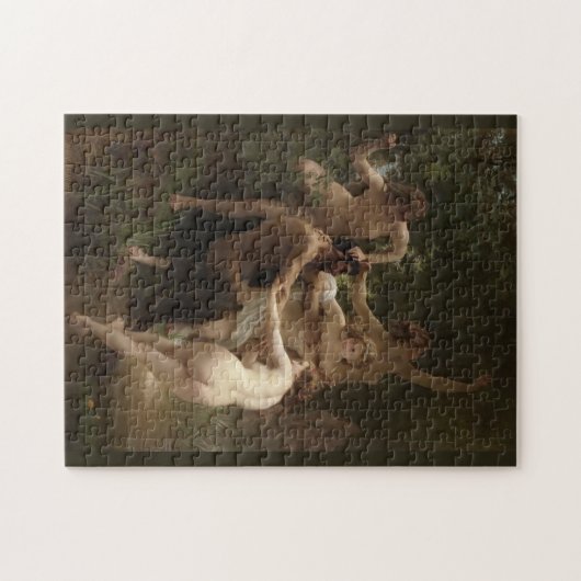 Bouguereau Nymphs en Satyr Legpuzzel (Horizontaal)